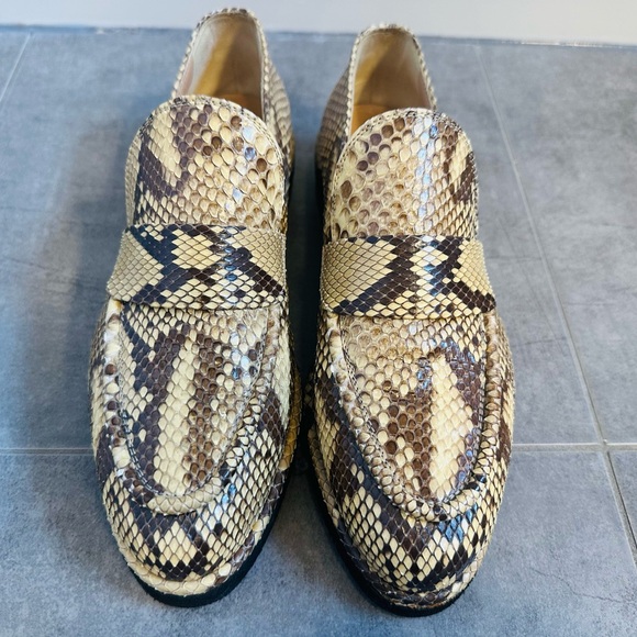 Walter Steiger Custom Snakeskin Loafers - Picture 3 of 4